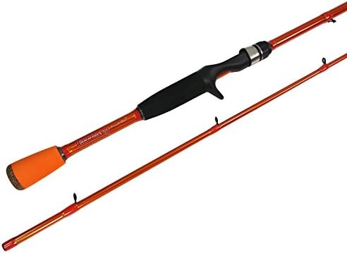 Carrot Stix Collapsible 2 Piece Casting Wild Wild Orange Semi Micro Guide Fishing Rod
