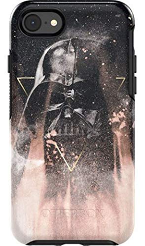 OTTERBOX SYMMETRY SERIES Disney Galactic Collection Case for iPhone SE (2nd gen - 2020) and iPhone 8/7 (NOT PLUS) - Retail Packaging - DARTH VADER (BLACK/BLACK/DARTH VADER GRAPHIC)