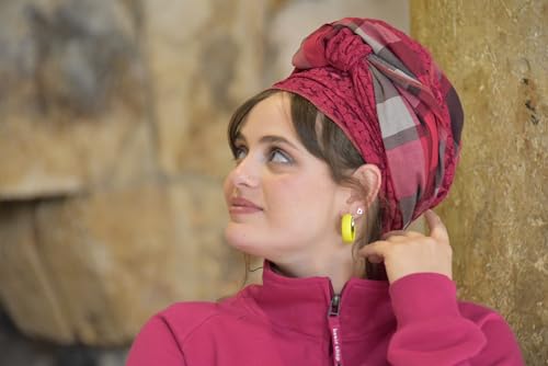Almma Headscarf TICHEL, Hair Snood, Chemo Snood, Head Scarf, Head Covering, Jewish Headcovering, Scarf, Bandana, Apron, Loss Hair, Chemo4
