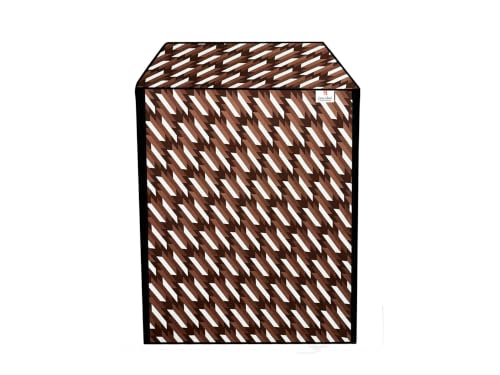 Image of Dishwasher Cover for 12 to 15 Place Setting | Water-Resistant Dustproof Zip Cover | Universal Fit Compatible with Bosch, LG, IFB, Hafele, Faber & More | 63 x 63 x 88 cm | Design 16