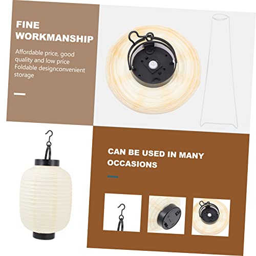 Osaladi 1Pc Winter Melon Lantern Sia Chandelier Japanese Lantern Wedding Lanterns Chinese Wedding Decoration Japanese Red Lantern Holiday Light Party Decoration Prop Lantern With Light Led #TOP6