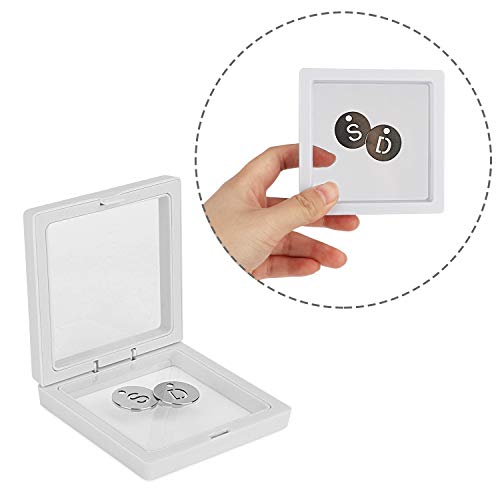 Suporte para exibição de moldura flutuante 3D Sdoot, conjunto de 20 suportes para exibição de moedas