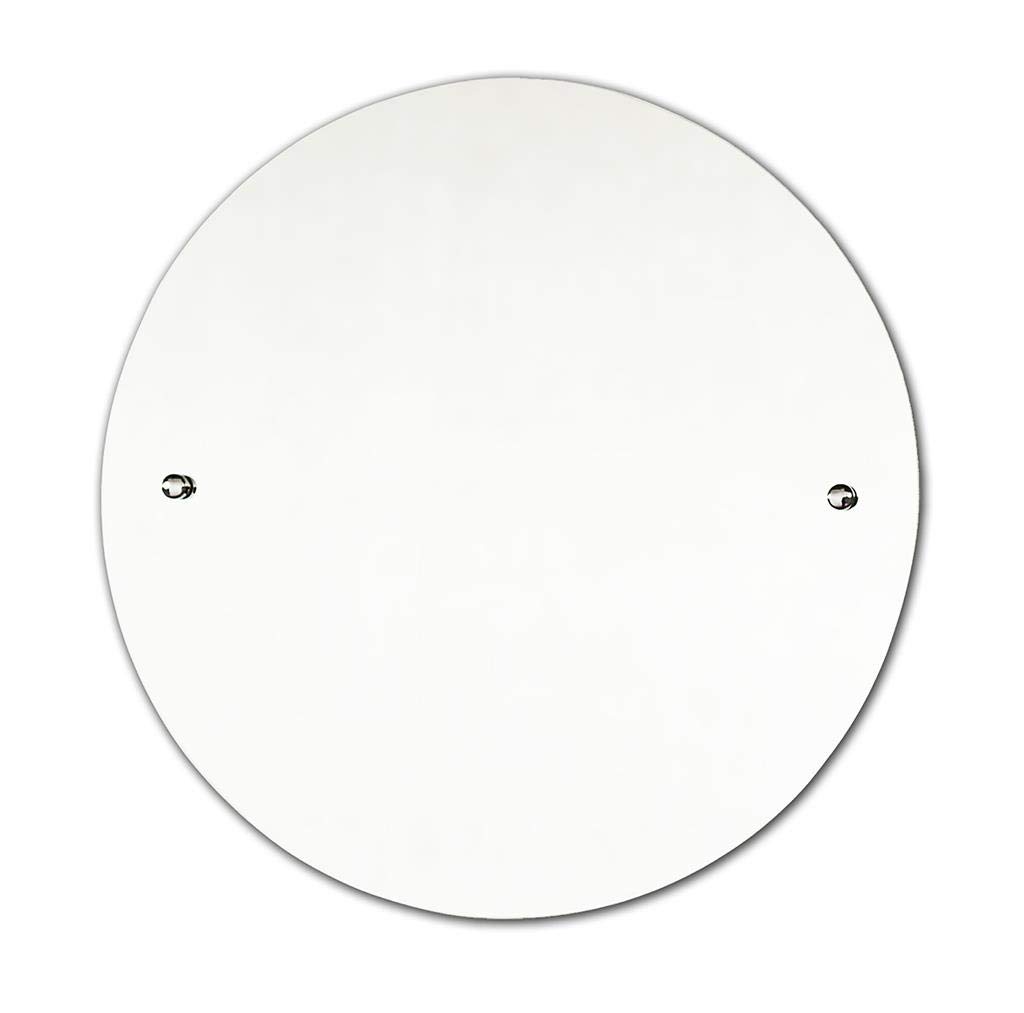 Deenz 50Cm Round Drilled Mirror Wall Mounted Frameless Bathroom Living Room A Must Have Mirror Home Décor Durable