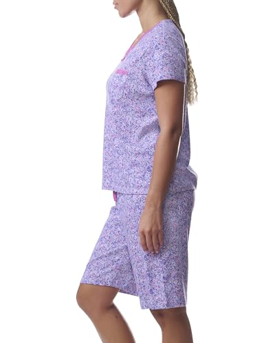 Karen Neuburger Women's Sleeve Tee and Bermuda Short Pajama Set3