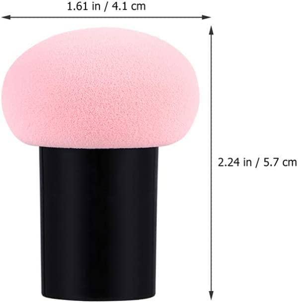 Spugna a cuscino per trucco, strumento di bellezza per fondotinta, fondotinta in polvere, spugnette cosmetiche, 10 spugnette per trucco a forma di fungo, applicatore per fondotinta bagnato e asciutto