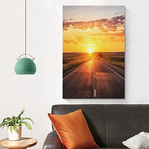 Impression sur toile IOFEER Horizons tableau décoration murale salon 40x60cm
