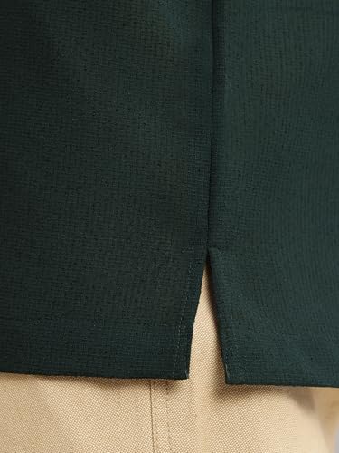 Image of Thomas Scott Men Premium Oversize Fit Casual Shirt | Short Sleeves | Camp Collar | Thai Crepe Polyester Fabric