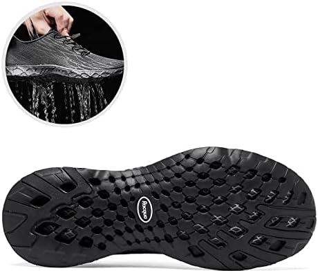 Racqua Mens Womens Water Shoes Swim Pool Beach Lightweight Quick Drying Aqua Shoes Outdoor Athletic Sport Walking Shoes Black EU36=UK 4.5