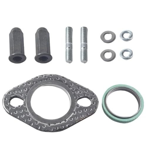 Image of 1 Set Exhaust Bolt and Gasket Kit, for GY6 GMB139 Engine 50cc 70cc 90cc 110cc 125cc 150cc Car Exhaust Gasket Muffler and Gasket Assembly Kit, for Scooters ATVs Go Karts Moped Quad Engine