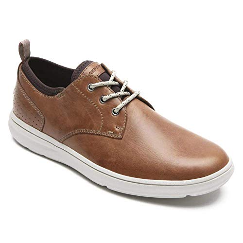 Rockport Men's Zaden Plain Toe Ox Shoe, boston tan leather, 9.5 M US