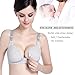 Womens 2 Pack Comfy Cotton Nursing & Maternity Sleep Bra Wireless Front Closure Bralette for Breastfeeding with Extenders Clips