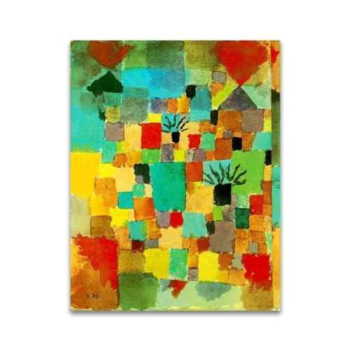 Reproduction Paul Klee Jardins du Sud pour illuminer un mur de séjour contemporain