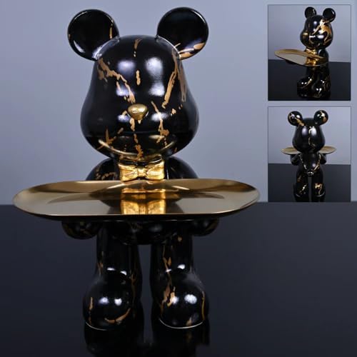 Estatua de oso en resina para decoración