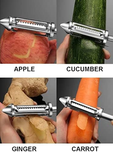 Dzhzuj Multifunctionele Plantaardige Peeler, Groentesnijder & Fruit Dunschiller Appelschiller Komkommer Julienne Slicer… - Image 5