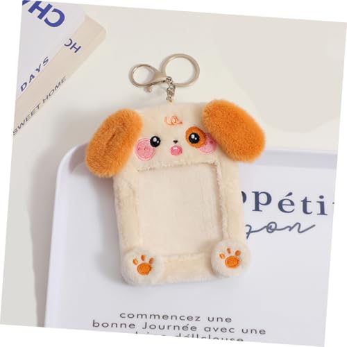 Funda de peluche para tarjetas: ideal para colgar en la mochila escolar 5
