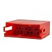 Produktbild Adapter Universe Mini ISO Leer Gehäuse 20 PIN Micro Timer Kontakte kompatibel mit VW Audi Seat Skoda rot