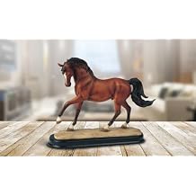 8" H Brown Walking Horse Figurine Statue Home/Room Decor Ideas for House Warming, Holidays and Birthdays Great Collectible Addition