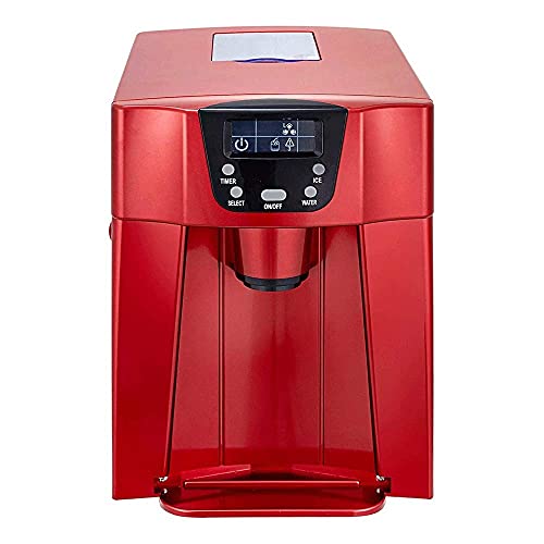 Fabricadora de cubos de hielo de 12 kg, acero inoxidable, 220 V, máquina para hacer hielo de 26 libras, compacta y de sobremesa, para cocina y bares en el hogar miniatura 6