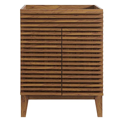 Modway Render 23.5" Bathroom Vanity In Walnut (Sink Basin Not Included) #TOP1