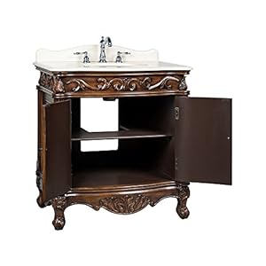   Benton-Collection-31-Traditional-Style-Fiesta-Bathroom-Sink-VanityCabinet-Model-CF-2873W-TK