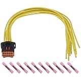 Partsline Connectique Électrique pour Module de Siège Chauffant compatible avec C3 II, C3 Picasso, C4 Picasso II, C5 III, DS3, 2008, 208, 308 II, 508, Expert, Traveller, Kangoo - 1609939180 8200228181