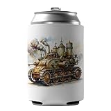 Steampunk Steam Engine Tank Fantasy Sci-fi Can Cooler Beer Soda Drink Insulated Holder Sleeve Hugger