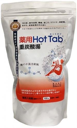 Amazon | 薬用Hot Tabホットタブ 重炭酸湯(100錠入り) 3個セット
