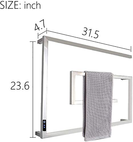 Chauffage mural de salle de bain chauffe-serviettes programmable - 6