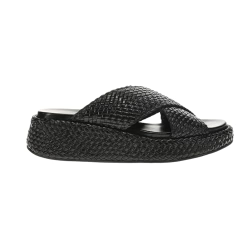 Sandale compensée Seychelles Key West en cuir métallisé pour femme