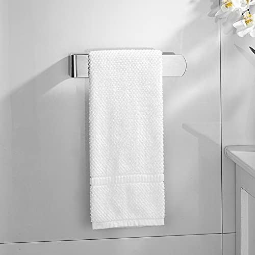 タオルバー ステンレススチールタオルラック 粘着式壁掛けブラシ仕上げタオルホルダー キッチンタオルラック ハンガー収納ラック バスル