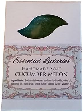 Cucumber Melon Soap - Exfoliating - Poppy Seed