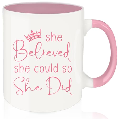 Taza de café cerámica para graduación 12 oz multicolor miniatura 1