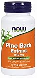 NOW Supplements, Pine Bark Extract 240 mg, 90% OPC Pine Bark Extract, (from the Inner Bark of Chinese Red Pine), 90 Veg Capsules