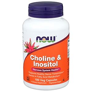 NOW NF Choline & Inositol, 500 mg, 100 capsules