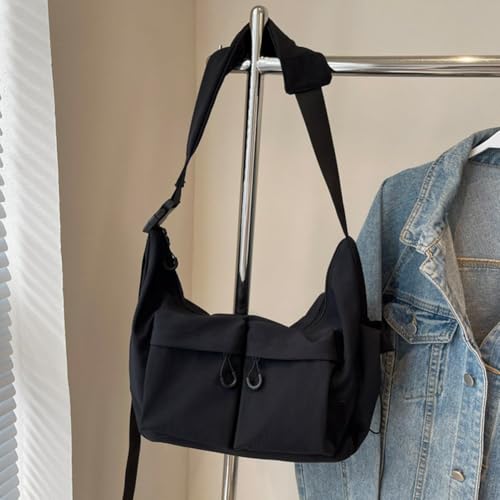Bolso cruzado clásico Wudaizhi de tela para el día a día de parejas 8