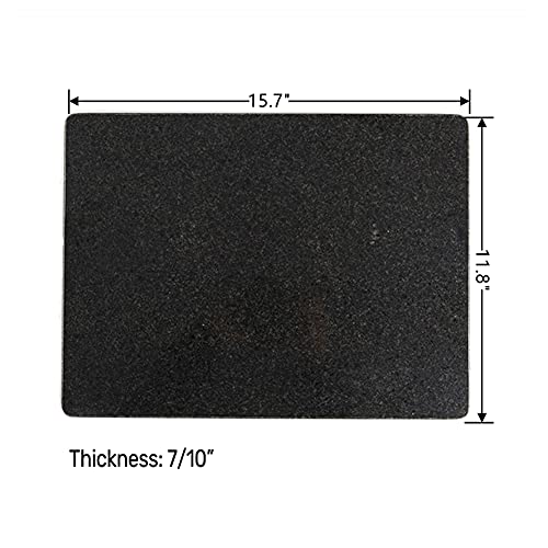 Soulscrafts Natural Black Marble Pastry Cheese And Cutting Board Slab 16X12X0.5 Inch #TOP3