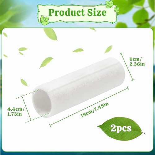 2 Stück Ersatzfilter 50 µm Compatible with Grünbeck Water Filter FS 1 Verdickt PP-Baumwolle Langlebig Hauswasserfilter Ersatz Kerzenfilte Filter Feinfilter