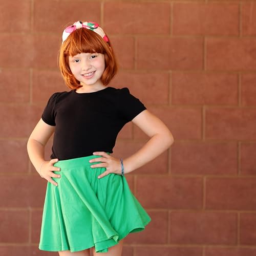 Made in USA Little Girls Baby Rib Cotton Short Sleeve Puff Fashion Shirt Tee Tshirt Blouse4