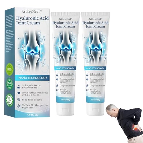 Luhaka ArthroHeal Hyaluronic Acid Joint R-epair Cream,ArthroHeal Joint Cream,Quickly relieve joint discomfort, Quickly relieve joint discomfort, suitable for joint activities throughout the body (2)