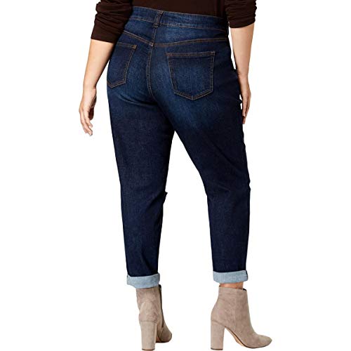 Celebrity Pink Trendy Plus Size Ripped Girlfriend Fit Jeans4