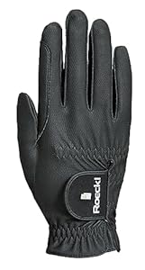 Roeckl Sports Reithandschuh ROECK-Grip PRO, Unisex Sommer Handschuh, Schwarz 7.5