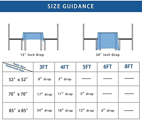Square Tablecloth, 70 x 70 Inch, Red and White Checker Table Cloth for Square or Round Tables in Washable Polyester, Great for Wedding, Restaurant, Party, Banquet Decoration