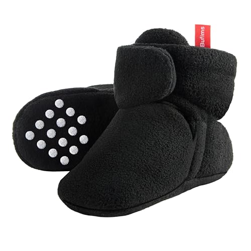 Bufims Fleece Non-Slip Toddler Booties