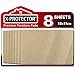 X-Protector 8 Pack Felt Pads for Furniture - Premium Beige Felt Sheets 15 x 11 cm Cut Large Furniture Pads to the Size You Need - The Best