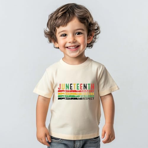 Juneteenth Shirt Kids – Toddler Juneteenth Shirt for Boys & Girls, 2T-8T, Short-Sleeve Celebration Tee2