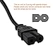Powseed 6Ft 2 Prong Polarized AC Wall Power Cord Cable Plug for Sony PlayStation 1 2 PS1 PS2, Vizio Sharp Sanyo Emerson TV, Arris Router Modem, Bose Companion 3 5 Multimedia Speaker