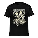 Casography The Black Band Keys Shirt Men's Trendy Versatile Short Sleeved T-Shirt Cotton Crew Neck Top Black Xx-Large