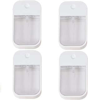 4pcs Portable Spray Bottles, 45ml Refillable Cosmetic Perfume Bottle, Moisturizing Sprayer Alcohol Hand Sanitizer Spray Empty Bottle for Travelling