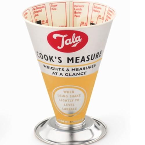 Tala Yellow 1950'S Retro Cook Measure, Alternative and Easy Way to Measure a Wide Range of Food Products