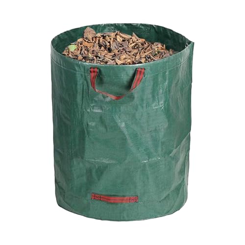 Bolsas De Basura De Jardín: Transportista Pesado, Bolsa De Basura Plegable, Lata De Basura Al Aire Libre Duradera | Contenedor De Césped De Gran Tamaño Reutilizable, Almacenamiento De Limpieza De Jard